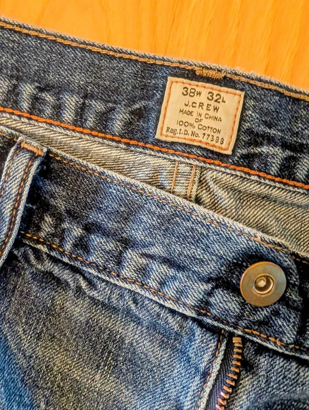 J. Crew Vintage Boycott Mid-Blue Denim Jeans